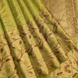 Heritage Olive Kanjivaram Silk Saree