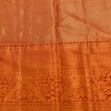 Elegant Floral Mauve Kanjivaram Silk Saree
