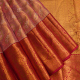 Classic Paisley & Floral Kanjivaram Silk Saree