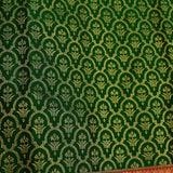 Majestic Forest Green Kanjivaram Silk Saree