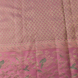 Enchanting Green & Mauve Kanjivaram Silk Saree