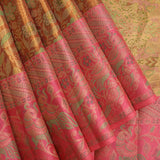 Elegant Floral Brocade Banarasi Silk Saree