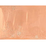 Soft Copper Beige Floral Embrodiery Designer Tissue Saree