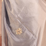 Misty Sapphire Embroidered Silk Blend Saree