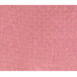 Blush Pink With Gold Zari Butti Embroidery Tissue Saree