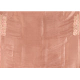 Powder Pink Elephant Motifs Embroidery Saree