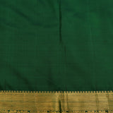 Grand Emerald Green & Gold Zari Kanjivaram Silk Saree