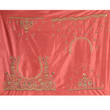 Blush Pink With Ornate Stone Embellished Scallop Border Designer Tissue Saree