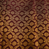 Royal Burgundy & Gold Intricate Kanjivaram Saree