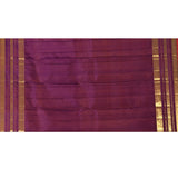 Teal Blue Butti Temple Border Kanjivaram Silk Saree