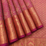 Opulent Royal Pink Kanjivaram Silk Saree