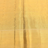 Elegant Gold Kanjivaram Silk Saree With Red Geometric Grid