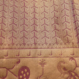 Golden Beige & Royal Purple Kanjivaram Silk Saree
