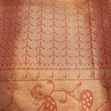 Antique Gold & Pink Kanjivaram Silk Saree