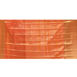 Rose Gold Floral Brocade Tissue Kanjivaram Silk Saree
