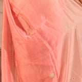 Petal Blush Embroidered Silk Blend Saree