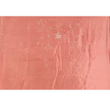 Blush Petal Floral Jaal Silk Blend Embrodiery Saree