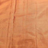 Copper Peach Tonal Self Woven Kanjivaram Silk Saree