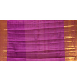 Golden Marigold And Royal Purple Butti Tissue Kanjivaram Saree