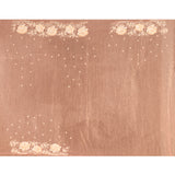 Peach Nectar Butti Tissue Embrodiery Saree
