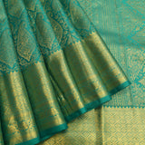 Crimson Bloom Kanjivaram Silk Saree With Gold Zari Weave
