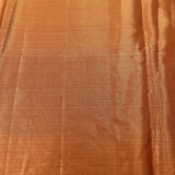Russet Brown Kanjivaram Silk Saree With Gold Zari All Over Jaal And Floral Butti Weave