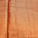Golden Beige Kanjivaram Silk Saree With Copper Zari Geometric Jaal And Shikargah Animal Weave