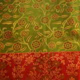 Classic Green And Red Kanjivaram Silk Saree