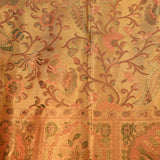 Elegant Pastel Peach And Gold Kanjivaram Silk Saree