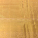 Majestic Gold And Peach Kanjivaram Silk Saree