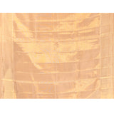 Gold With Multicolour Pastel Rangkat Patchwork Weaving On Kanjivaram Silk Saree