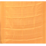 Luminous Light Gold Kanjivaram Silk Saree With All-Over Geometric Brocade