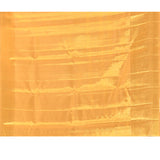 Yellow Gold With Floral Jaal Silver Accent Zari On Kanjivaram Silk Saree