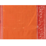 Metallic Gold With Red Contrast Border In Kanjivaram Tissue Silk Saree