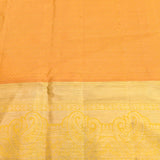 Brown Kanjivaram Silk Saree With Olive Border And Multicolour Floral Weave