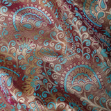 Regal Maroon & Teal Kanjivaram Zari Saree