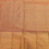 Regal Sea Green And Purple Kanjivaram Silk Saree With Gold Zari Floral Jaal