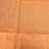 Radiant Leaf Green And Rose Pink Kanjivaram Silk Saree With Gold Zari Checkered Motif Weave