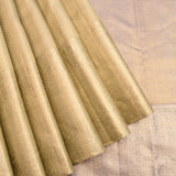 Opulent Metallic Gold & Mauve Handwoven Kanjivaram Silk Saree With Traditional Butti Work