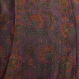 Navy Floral Printed Organza Saree With Pink Pattu Border