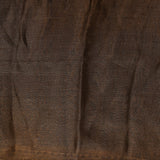 Antique Bronze Organza Tissue Fusion Saree With Jaal Design