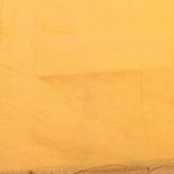 Cool Yellow Cotton Fusion Saree With Floral Embroidery