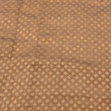Brown Organza Tissue Designer Saree With Embroidered Floral Jaal