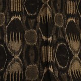 Classic Black Printed Saree With Ikat Geometric Motifs