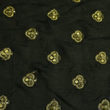 Beautiful Green Designer Blended Silk Saree With All Over Bandhani