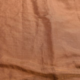 Brown Organza Handcrafted Saree Featuring Shikargah Embroidery With Gold Zari Work