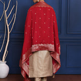 Off-White Tissue Banarasi Kurta Set