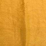 Vibrant Yellow Organza Tissue Saree With Hand-Embroidered Roses, Birds & Botanical Design