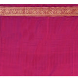 Royal Purple Floral Jaal Banarasi Saree