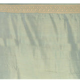 Mint Blue Zari Butti Banarasi Saree